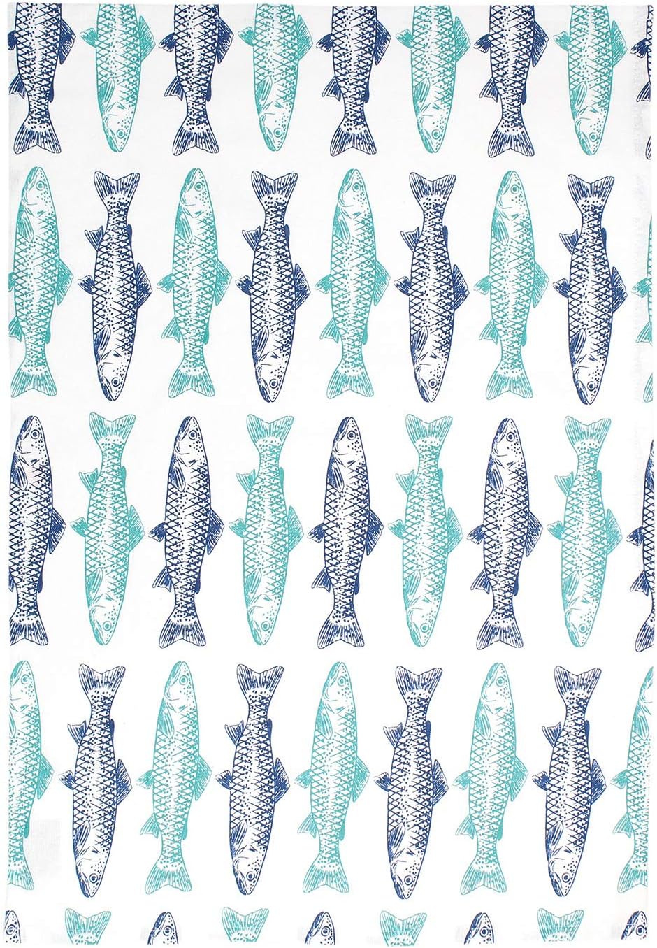 MU Kitchen Designer Print Kitchen Towel, Fish