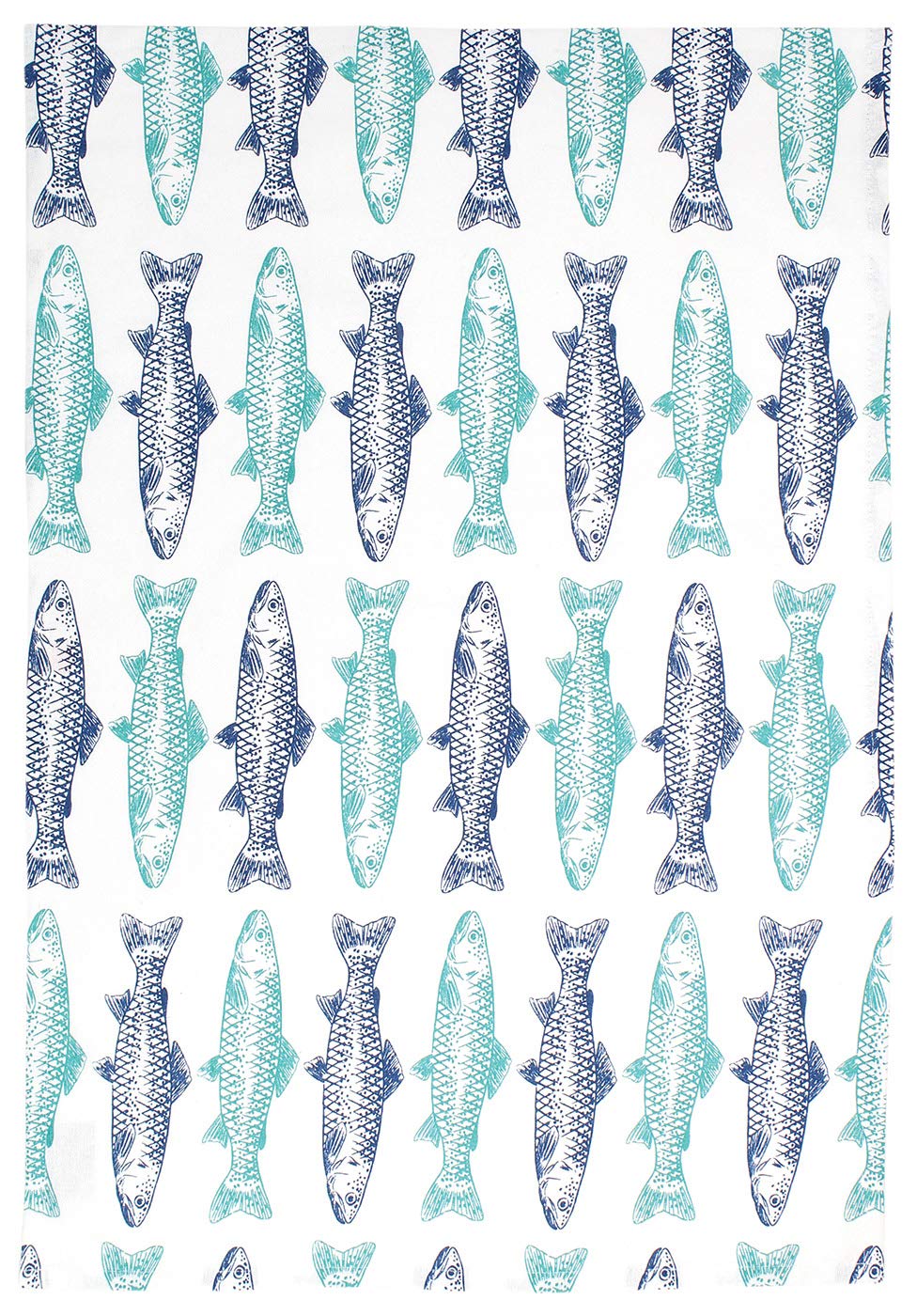 MU KitchenDesigner Print Kitchen Towel, Fish