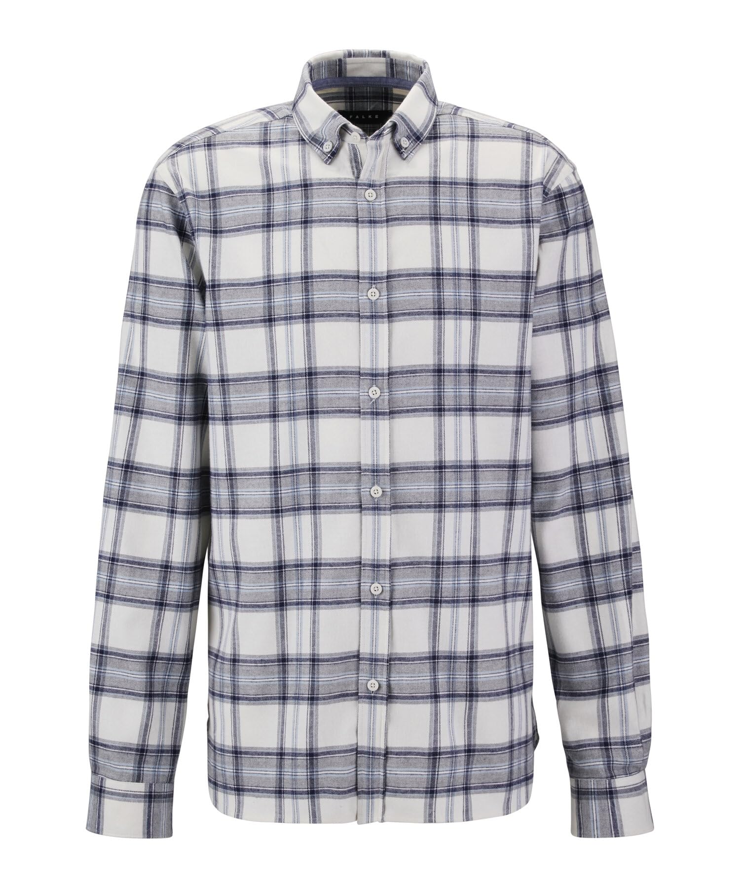 FALKE Men's Shirt Basic Flannel Big Square Camisa