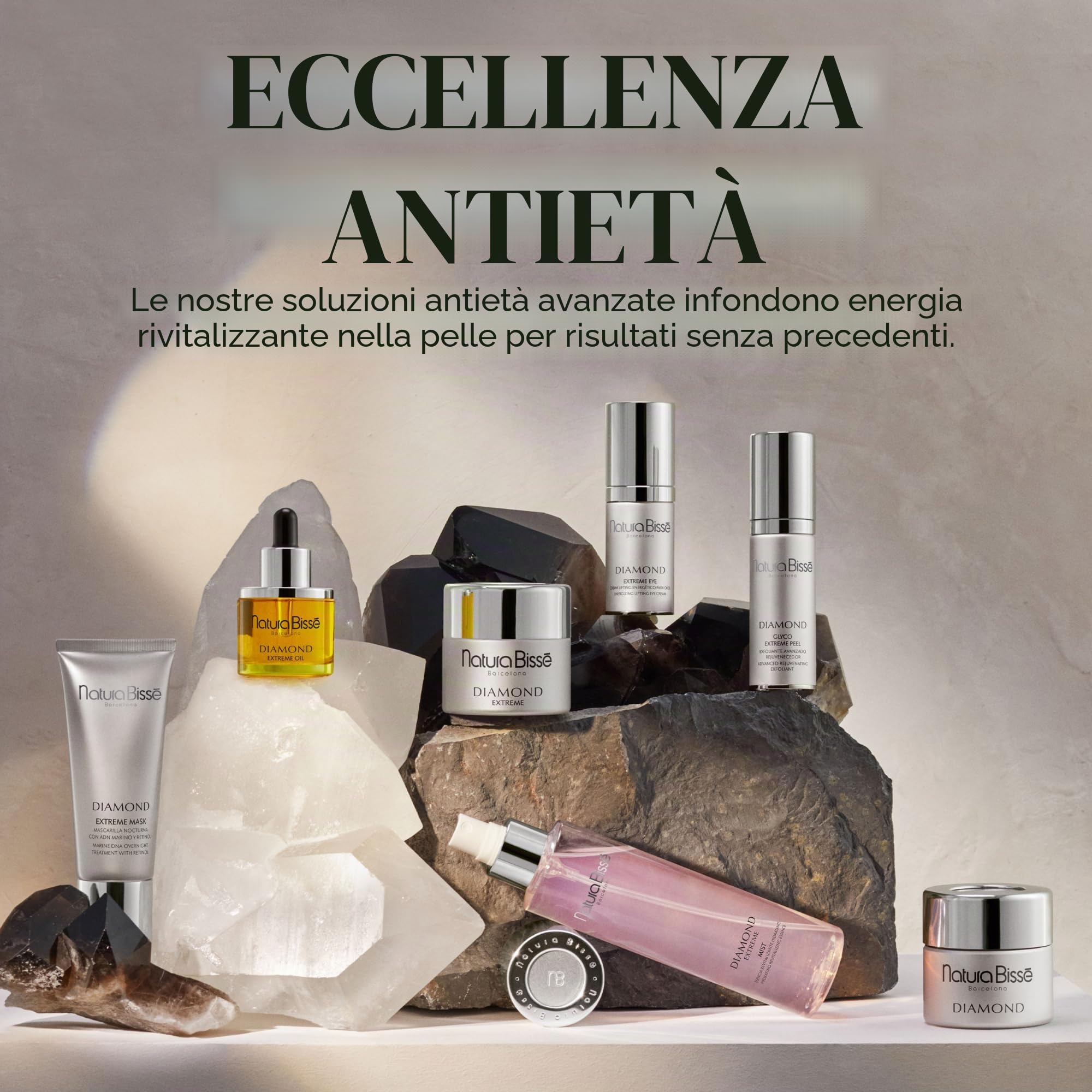 Natura Bissé Diamond Glyco Extreme Peel | Esfoliante Viso Rivitalizzante Effetto Lifting con Acido Glicolico, Alfa e Beta Idrossiacidi | 30 ml