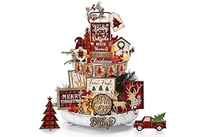 Rustic Tiered Tray Decor for a Cozy Farmhouse Christmas