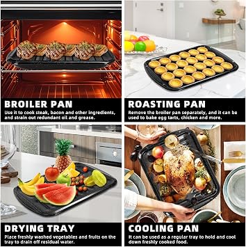 16.75 Broiler Pan for Oven Nonstick