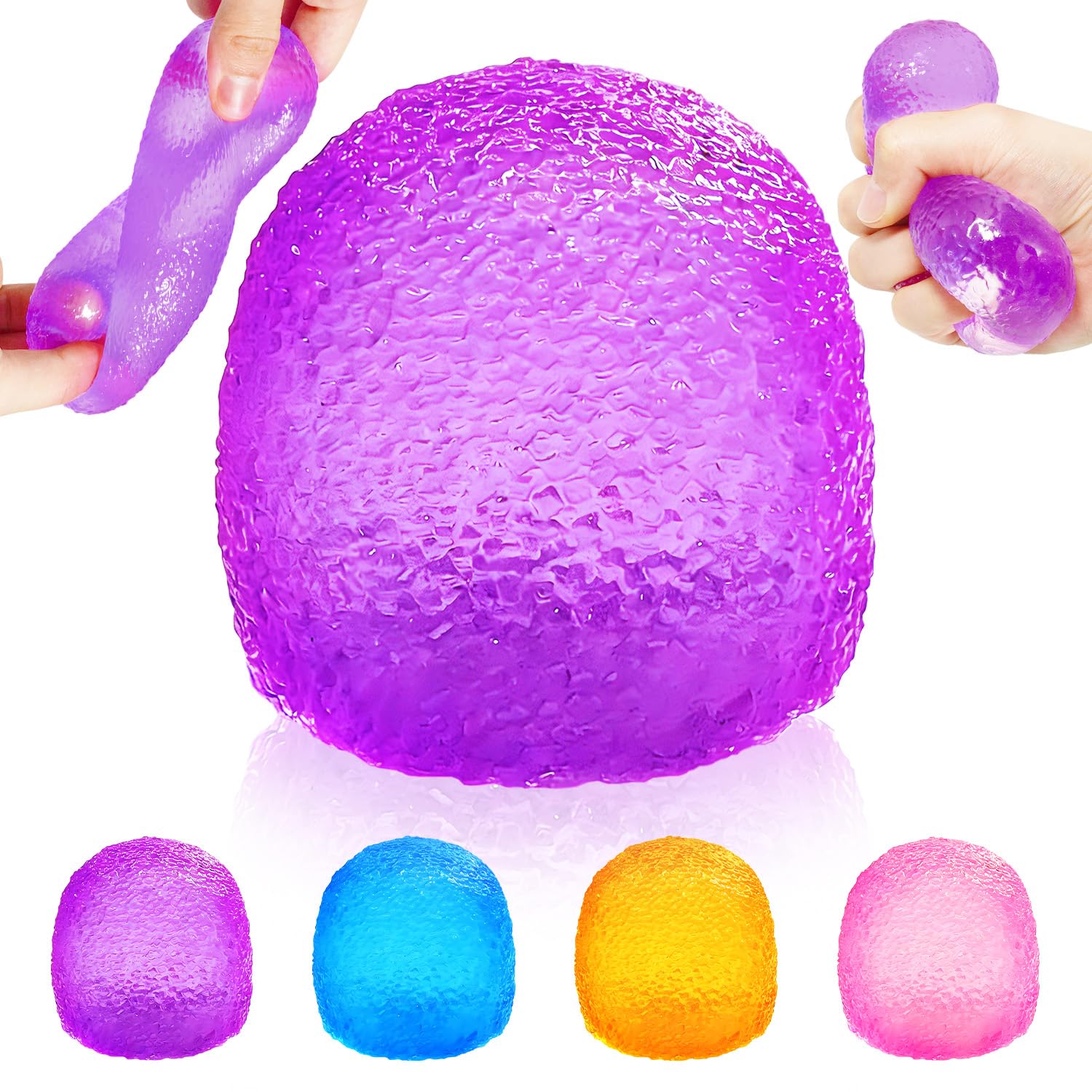 Sugar Squishy Fidget Toys, Slow Rise Squeeze Stress Balls, Sensory Stress Relief Toys for Kids and Adults, Birthday Gifts, Classroom Prizes, Party