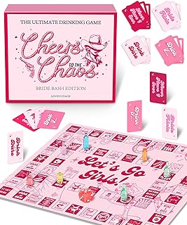 Bachelorette Party Favors - Fun Board Games for Girls Night Out Bridal Showers and Bride-to-Be Celebrations - Perfect Party Game and Gifts for 2-7 Players