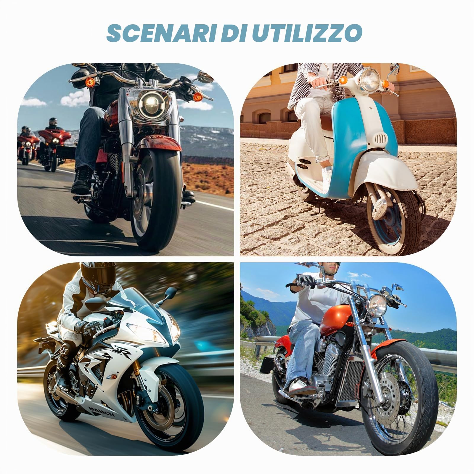 1 Paio di Borse Laterali Per Moto Borsa Per Attrezzi Laterale in Pelle PU Borse Portaoggetti Per Moto Borsa Per Attrezzi
