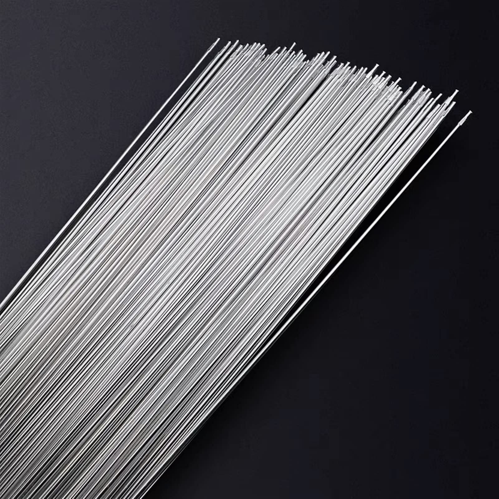 Srebrne pręty do lutowania twardego aluminium, Low Temperature Aluminum Welding Wire Rods Cored 1.6-2.4mm Pack Of 10pcs(100pcs,2.0mm)