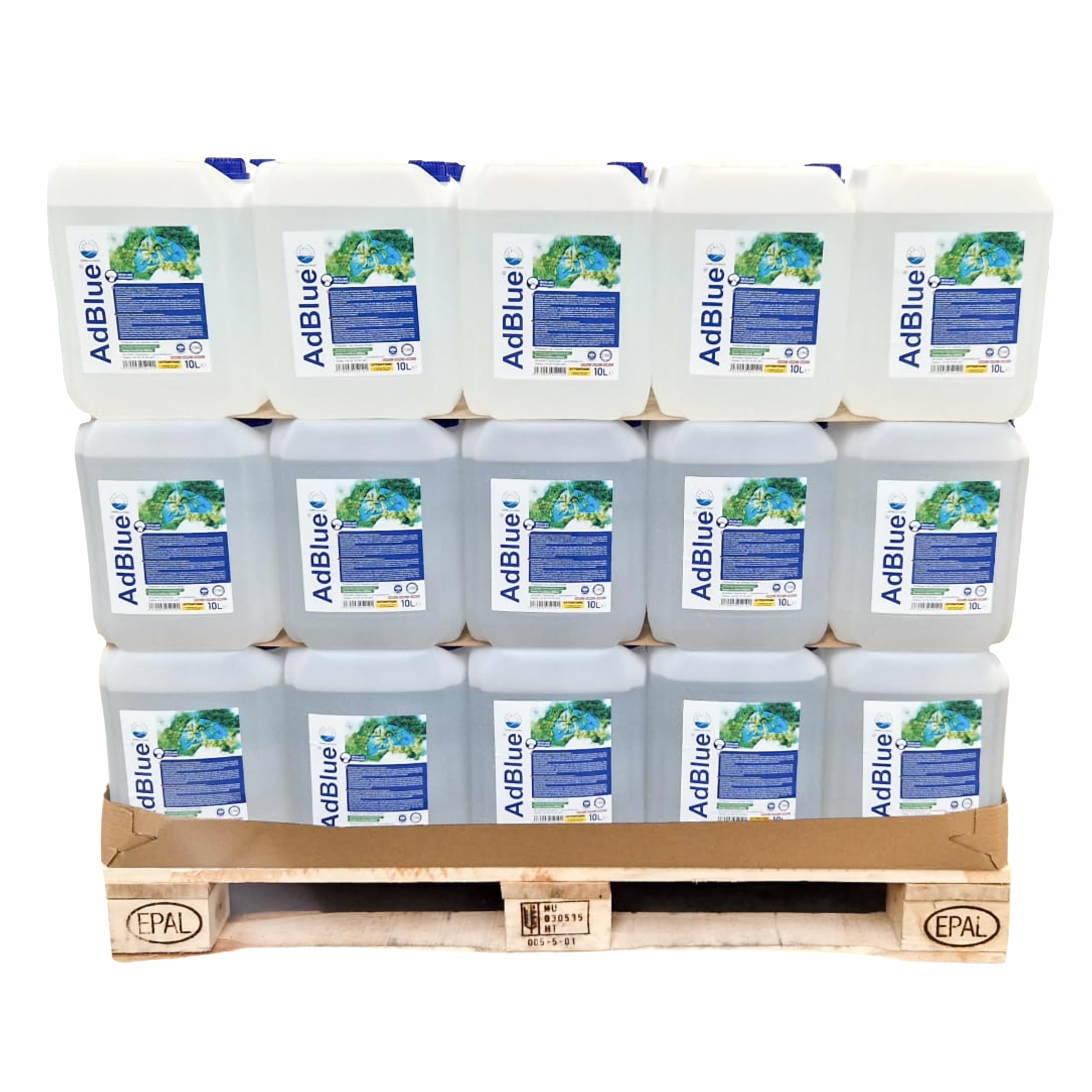 ADWELLE AdBlue 60 x 10L Palette – VDA-zertifizierte Harnstofflösung für Euro 4/5/6 Diesel | ISO 22241/DIN 70070 | Für LKW, Nutzfahrzeuge, Industrie | Made in Germany
