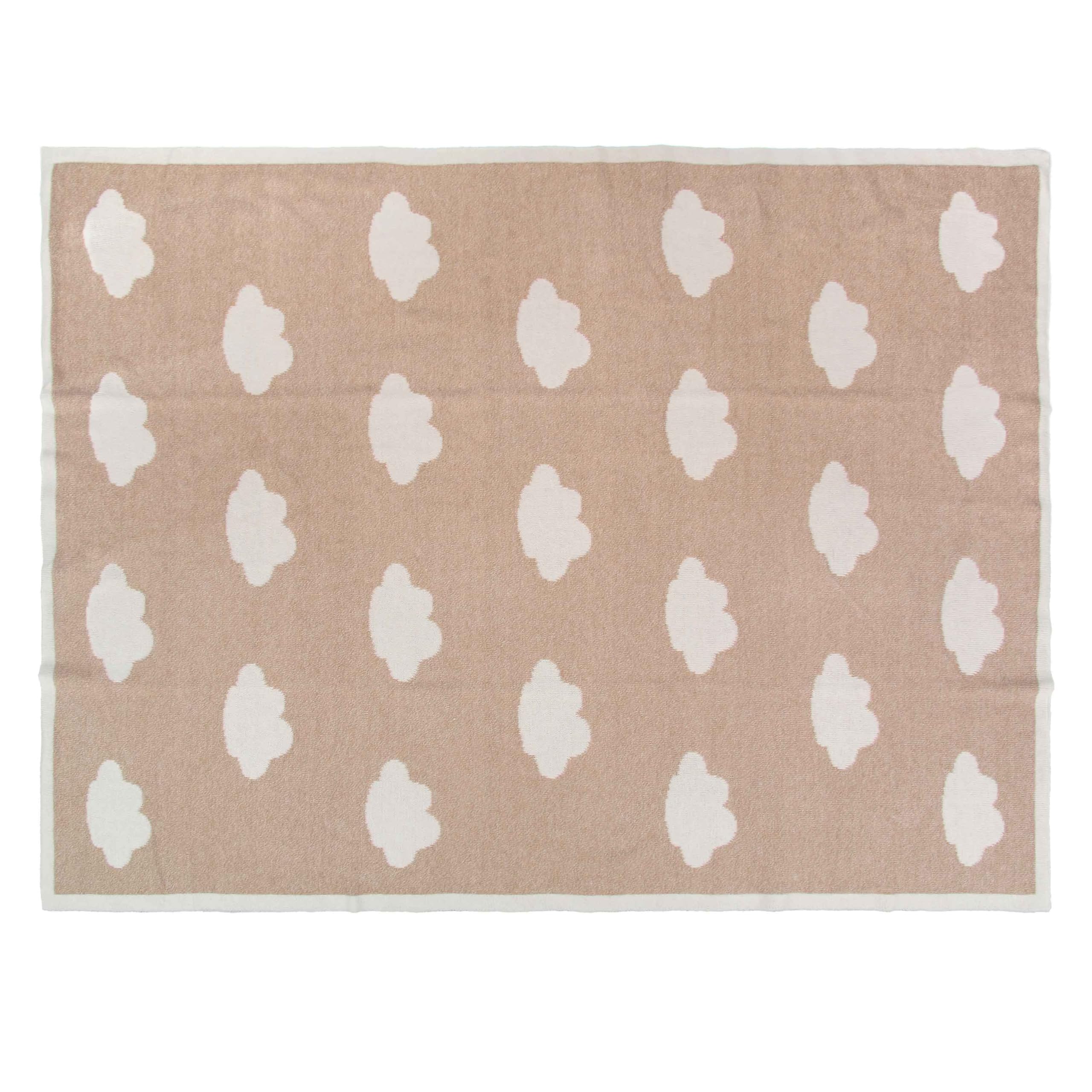 THUN - Set Peluche con Copertina, Peluche esterno 98% poliestere, 2% cotone, Coperta esterno 100% cotone, imbottitura 100% poliestere, Collezione Baby Dolce Fattoria, 20 cm, 90 x 70 cm
