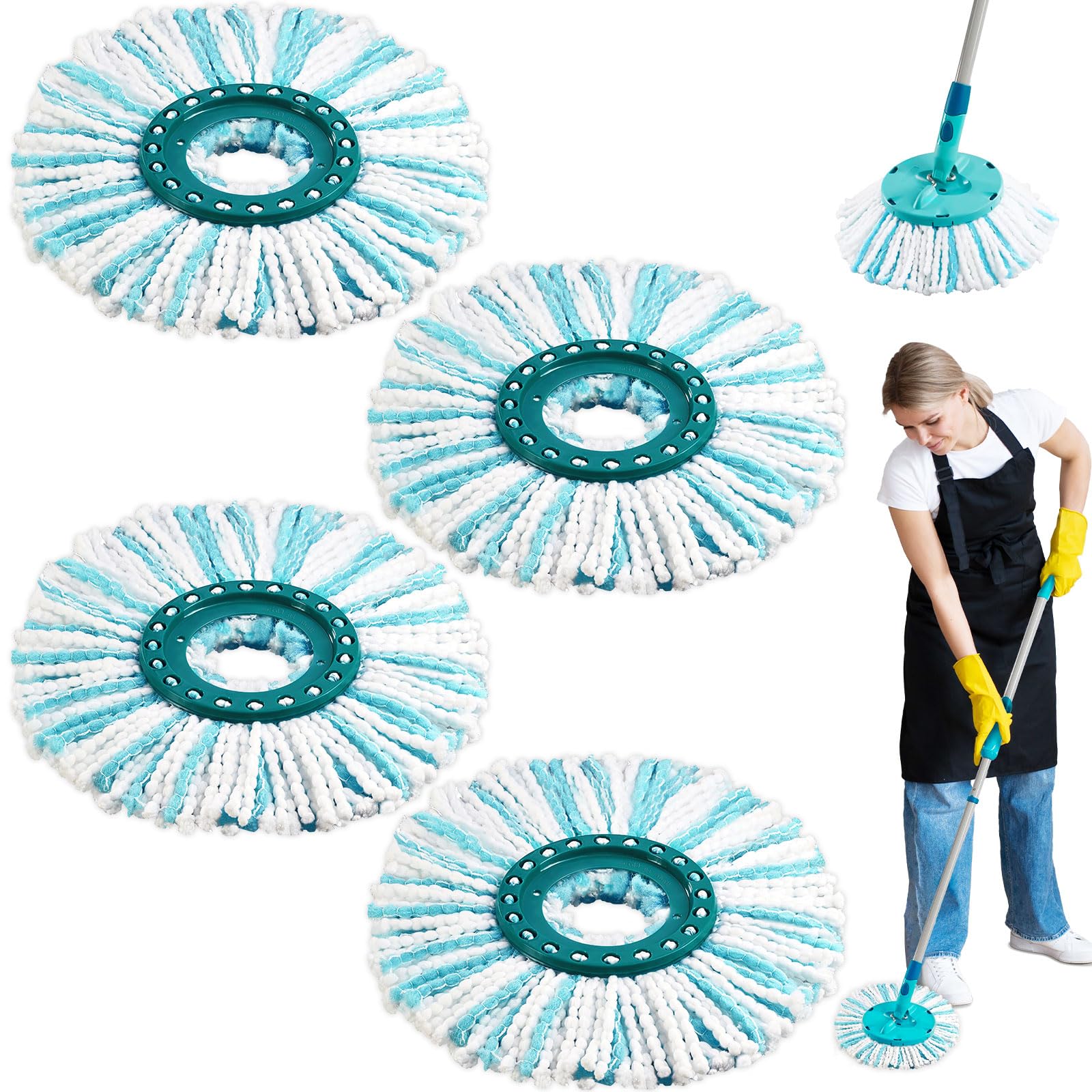 Mop Vileda Manche De Rechange Compatible Avec Vileda Turbo Spin Mop, Manche De Serpillière Vileda Mop Vileda Manche De Rechange Compatible Avec Vileda Turbo Spin Mop, Manche De Serpillière Vileda