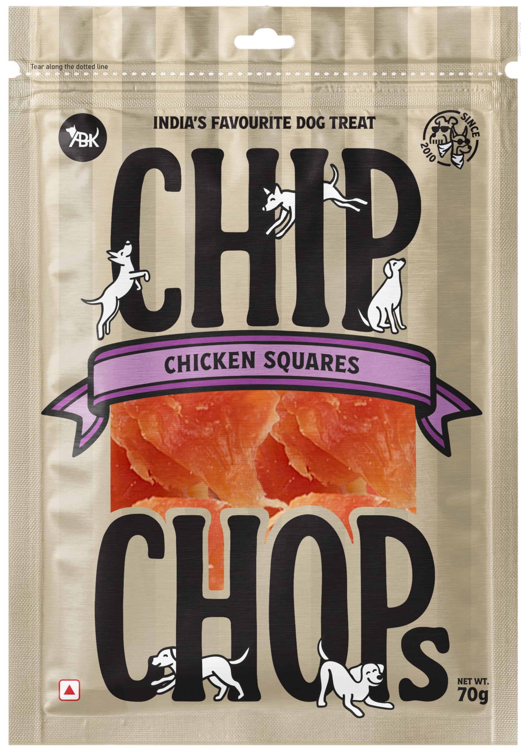 Chip Chops Chicken Squares Dog Treats, Highly Nutritional & Digestible Snacks for Training and Rewards, Suitable for All Dog Breeds, 70g-image-7