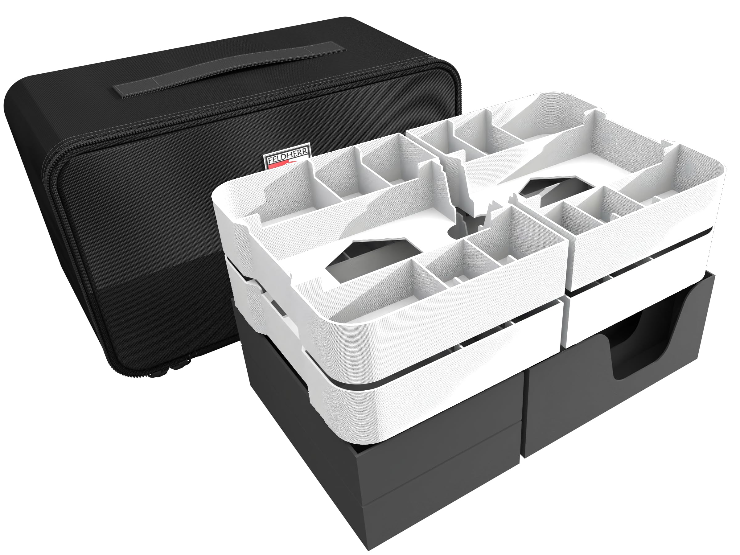 Torba Feldherr MINI PLUS z wkładkami Organizer kompatybilnymi z grą Star Wars: Shatterpoint - 1140 kart + materiały do gry - Z pomocą do sortowania akcesoriów