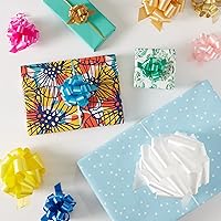 Vista 7 de Berwick Offray The Perfect Bow Pull Ribbon, tamaño acabado de 4 pulgadas con 18 bucles, azul, 50 piezas