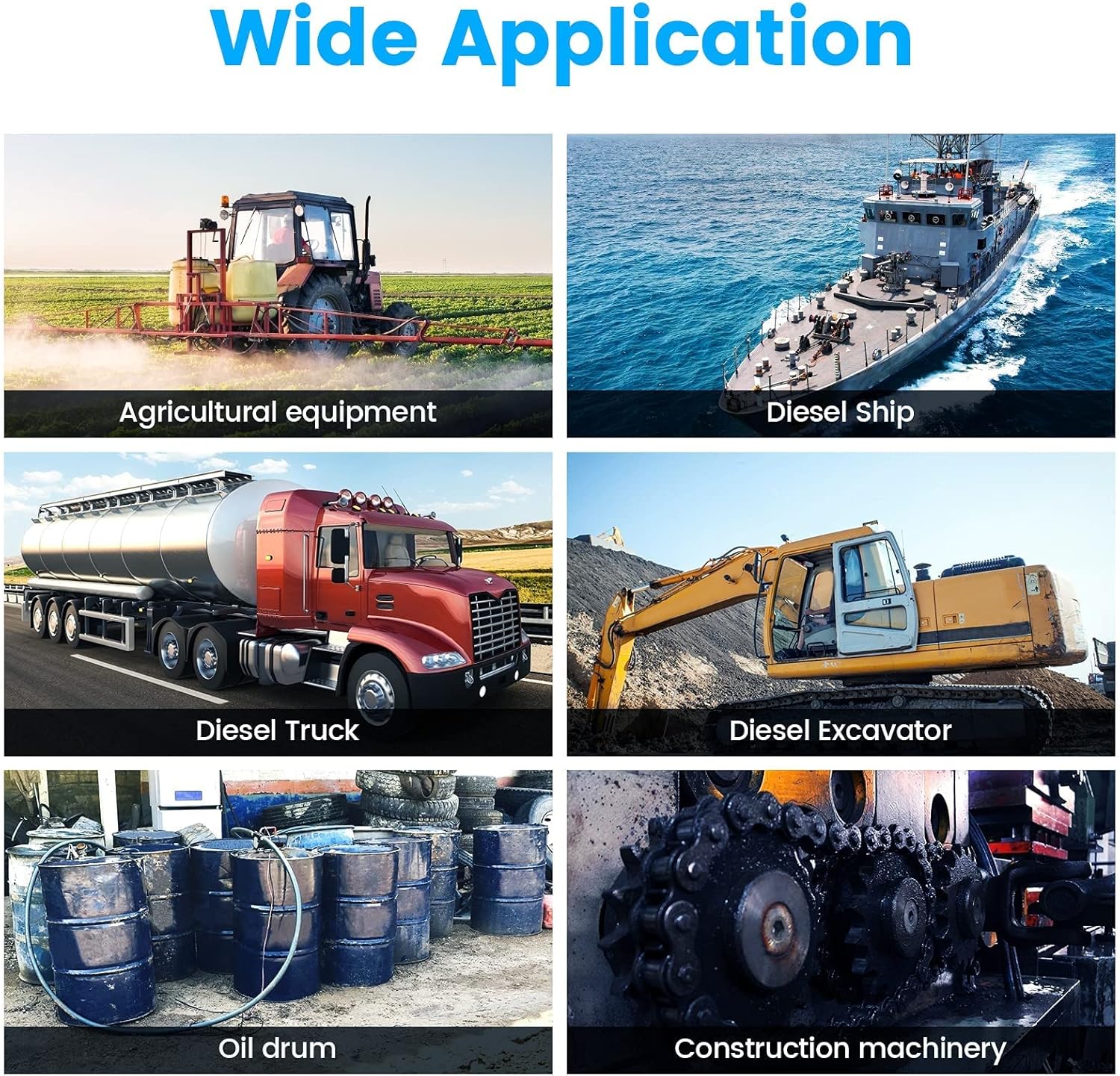 ANBULL Fuel Transfer Pump wide application examples