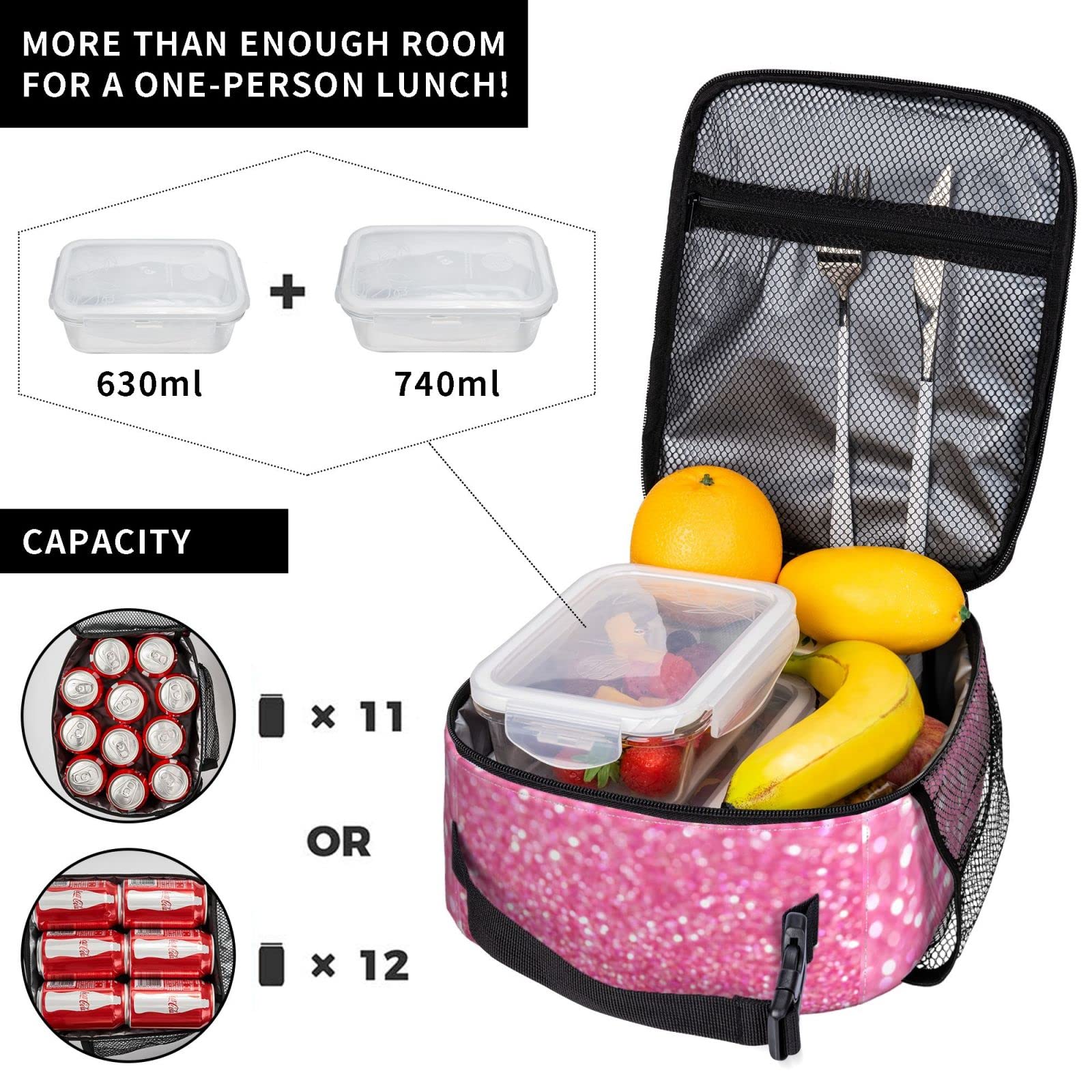 JOYHILL Geïsoleerde Lunchtas Voor Vrouwen - Lekvrije