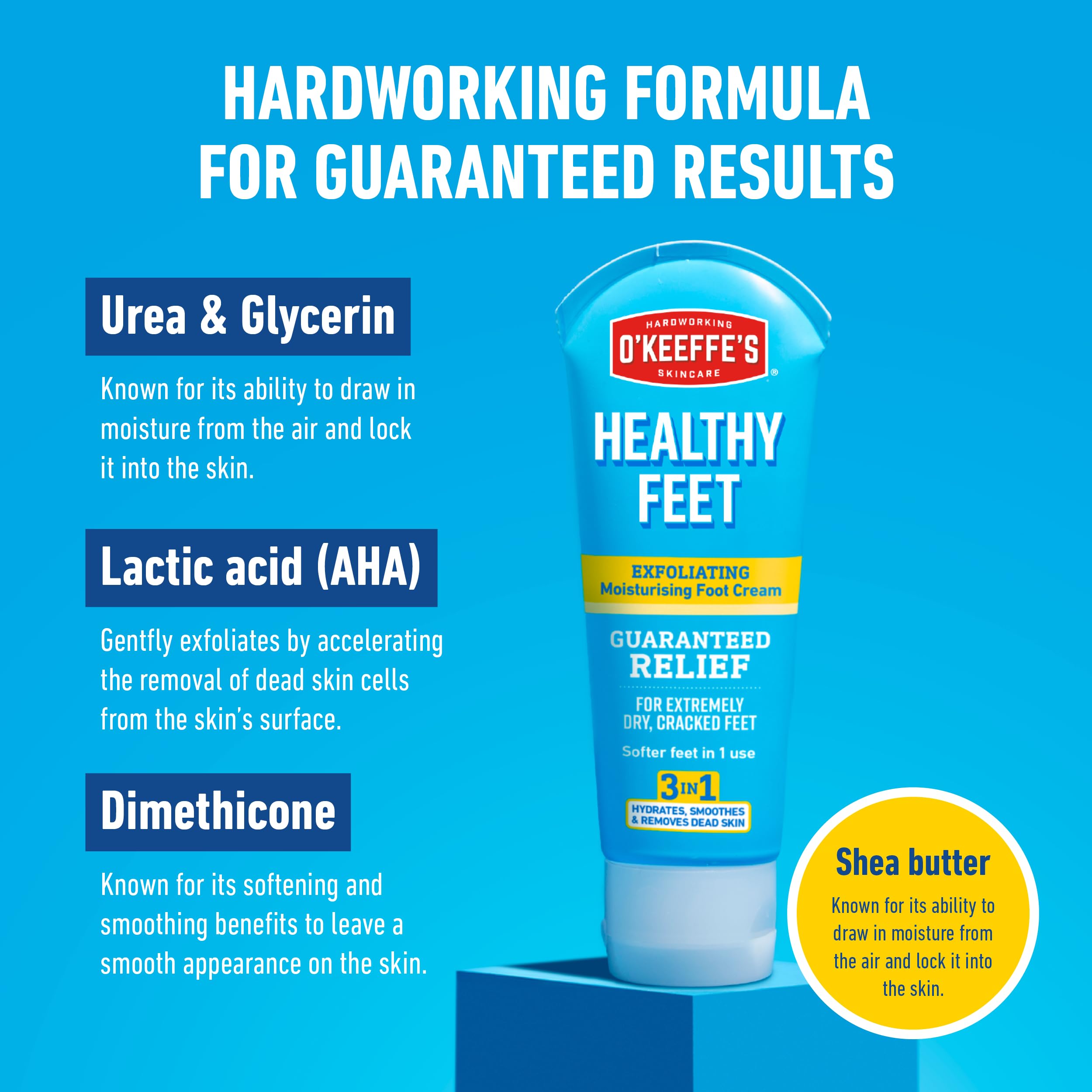 O'Keeffe's Healthy Feet Lot de 5 exfoliants pour pieds 85 g