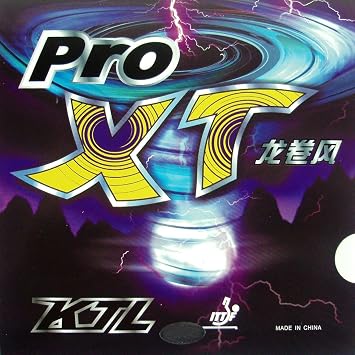 KTL Pro XT Pro-XT Pips-in Table Tennis Ping Pong Rubber with Sponge red, 2.0mm