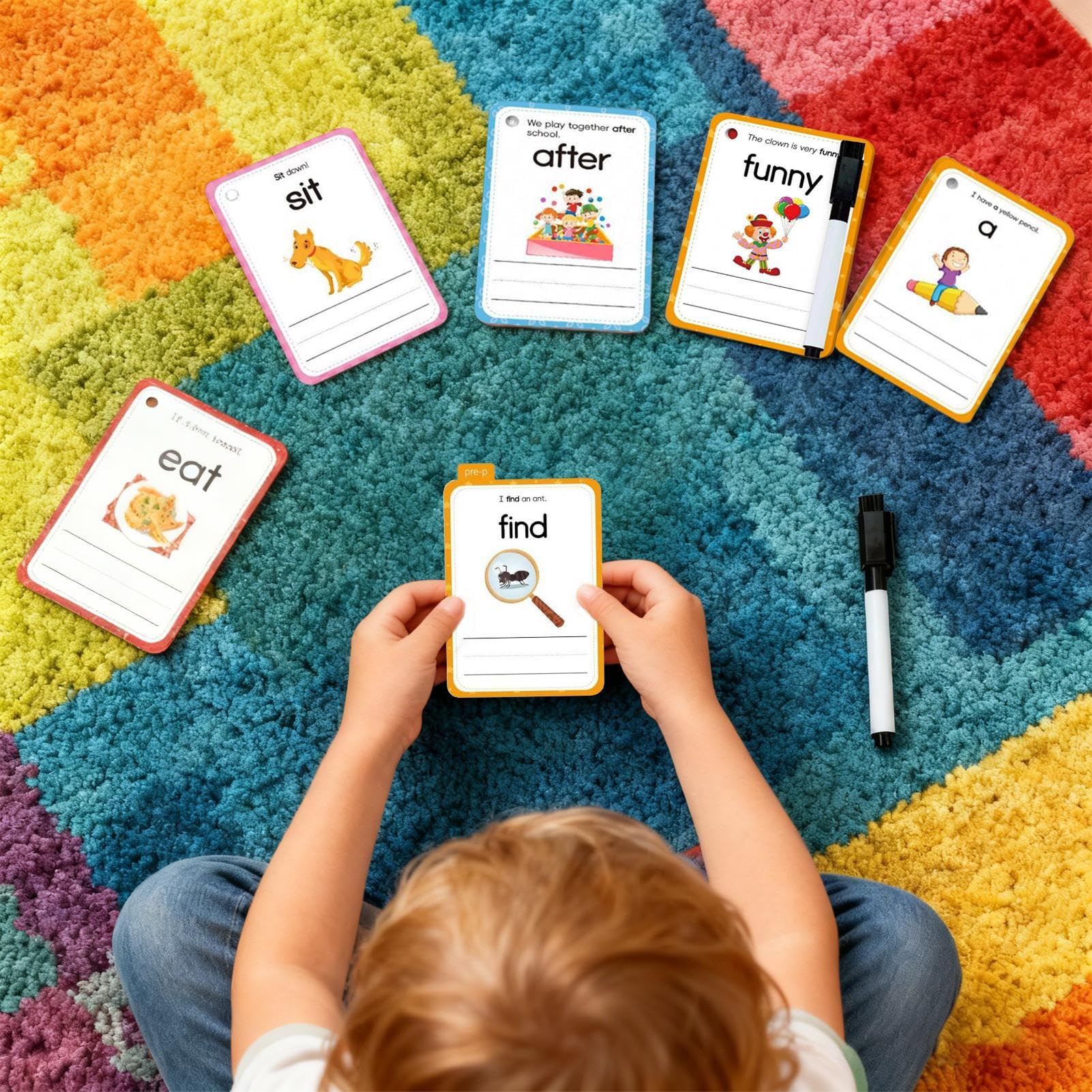 Flashcard Parole Sight Giochi Di Lettura Portatili | Flashcard Vocabolario Per Bambini Ragazze Insegnanti Istruzione Domestica Attività In Classe Apprendimento