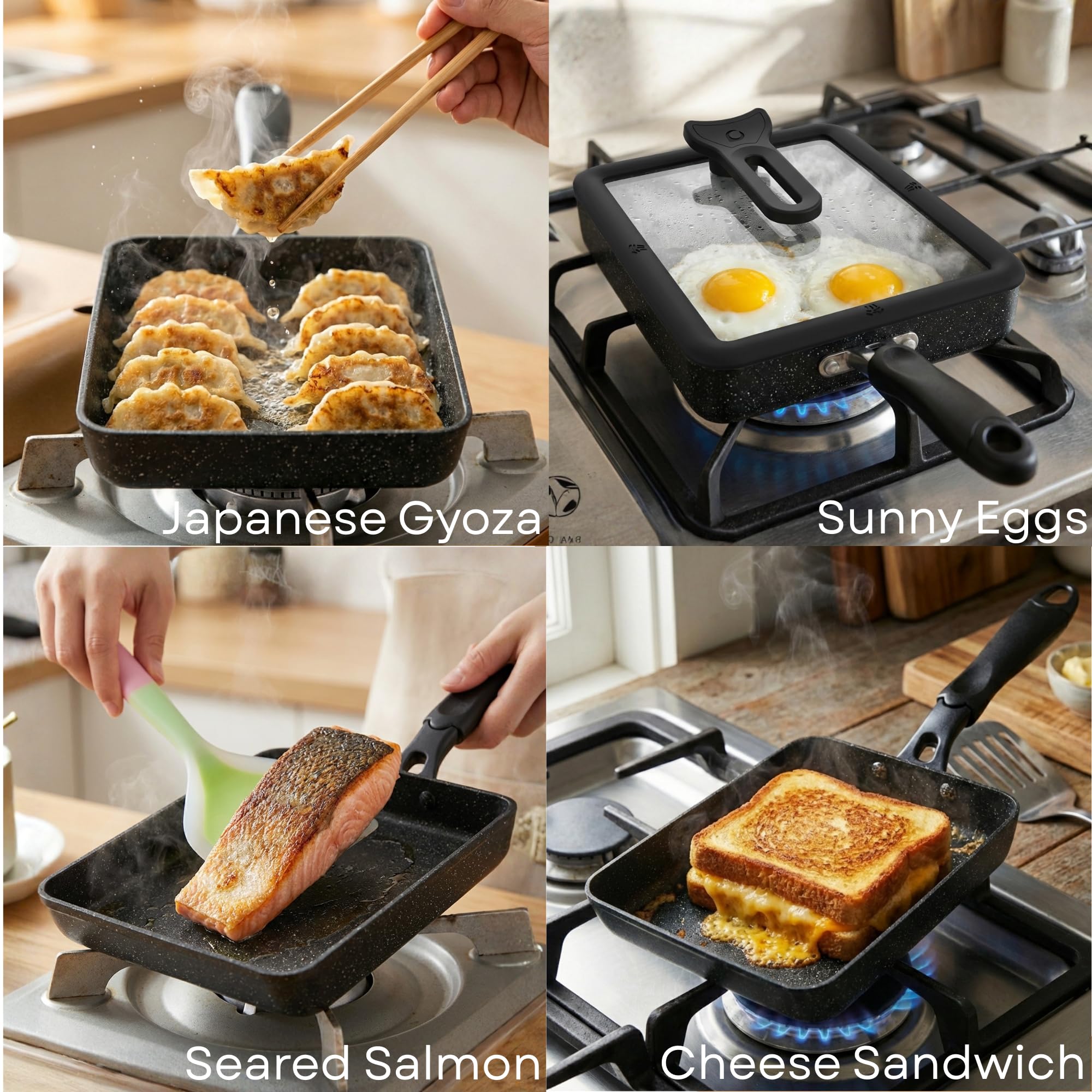 HAPPI STUDIO Tamagoyaki Pan - Japanese Egg Pan -9