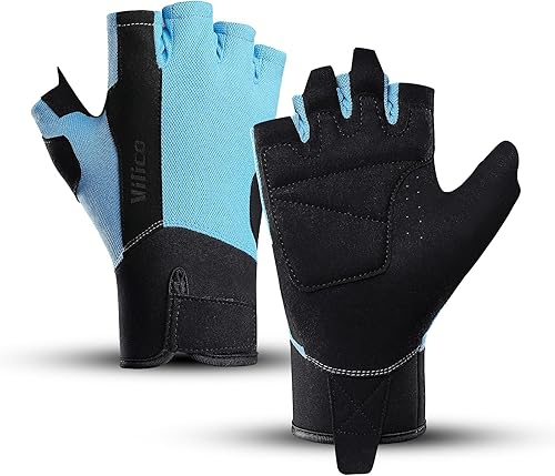 Miniatura 1 de Guantes de levantamiento de pesas para hombres, guantes de entrenamiento para mujeres, guantes de gimnasio transpirables y cómodos, antideslizantes,