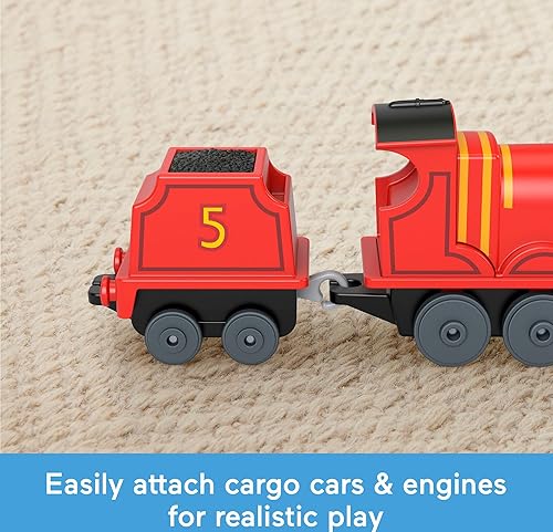 Miniatura 4 de Thomas & Friends Trenes de juguete fundidos a presión, paquete de motor The Track Team, 10 vehículos de empuje para juegos de simulación