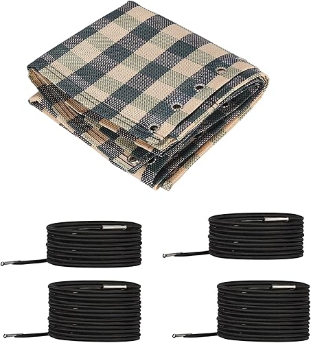 PATIKIL Tela de repuesto para silla de gravedad, tela antigravedad, patrón cuadrado, reclinables, kit de herramientas de reparación con cordón para disponible en Yaxa Peru