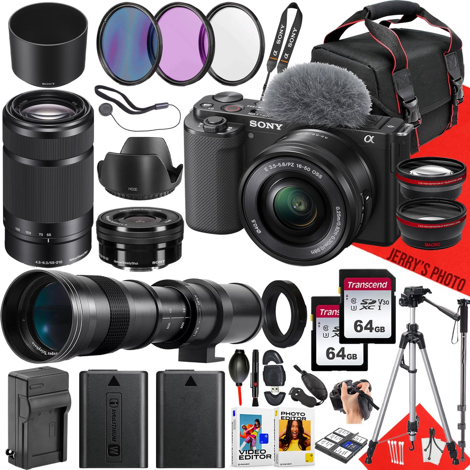 Amazon | Sony ZV-E10 ミラーレスカメラ Sony E PZ 16-50mm F