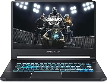 Acer Predator Triton 500 PT515-52-71K5 Gaming Laptop, Intel Core i7-10750H, NVIDIA GeForce RTX 2070 Super, 15.6" FHD NVIDIA G-SYNC Display, 300Hz, 16GB Dual-Channel DDR4, 1TB NVMe SSD, RGB Backlit KB