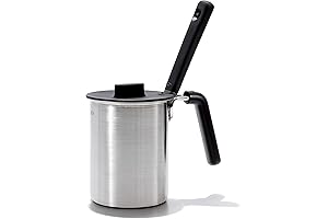 OXO Good Grips Stainless Steel Grilling Tools with Basting Pot and Silicone Brush