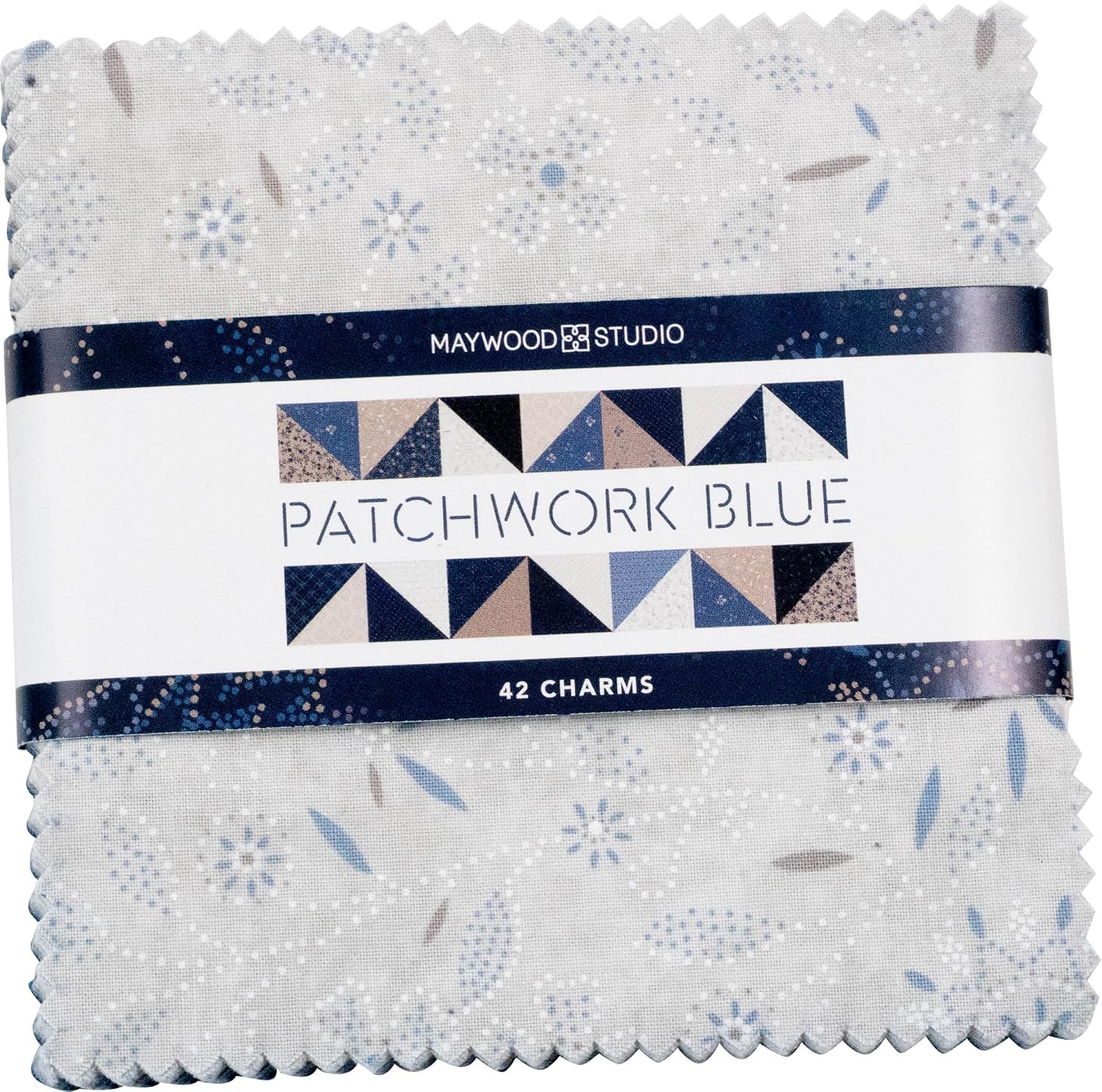 Maywood Studio - Patchwork Blue 5" Squares 42 pcs
