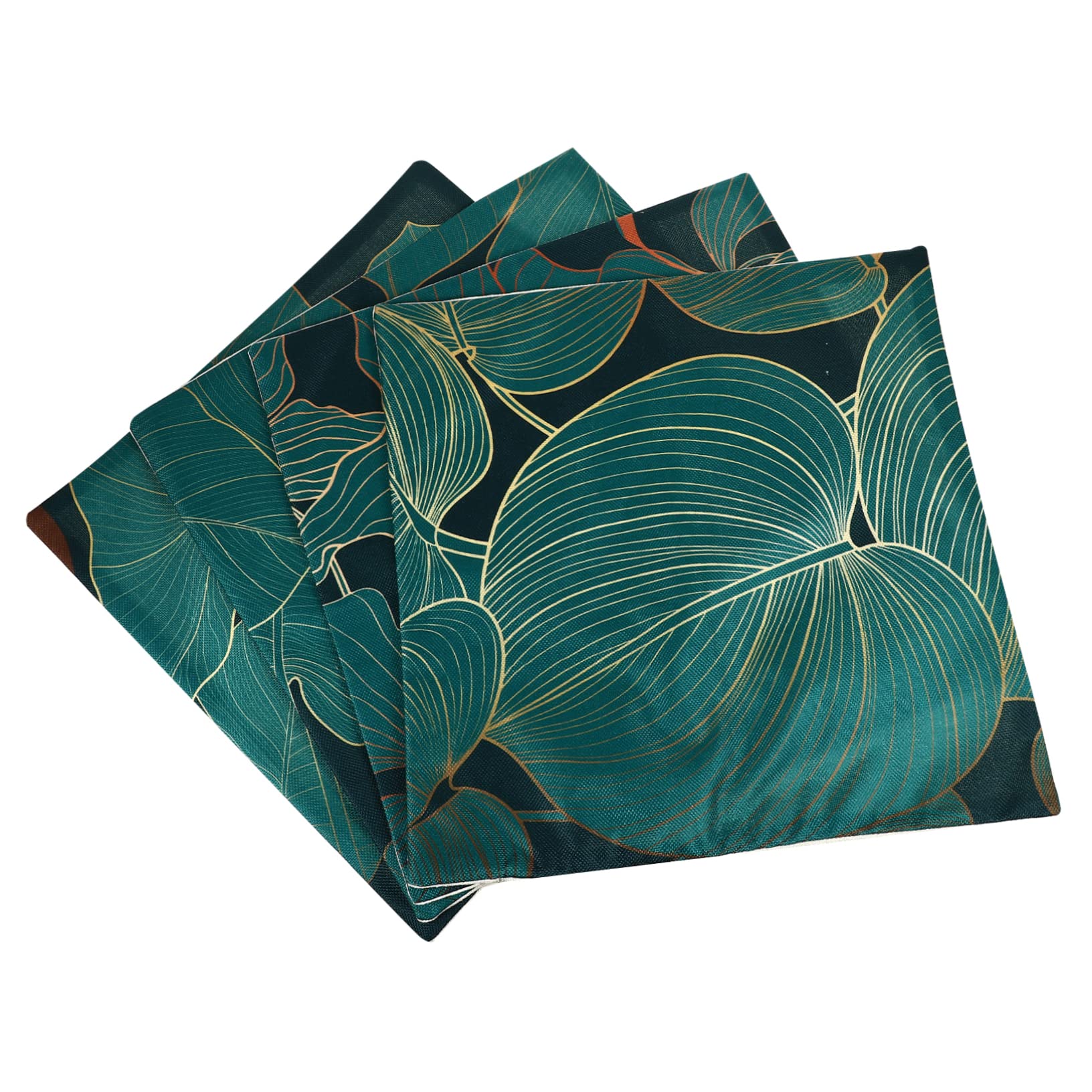 Housses de coussin lin vert Ciieeo pour décoration de voiture et salon