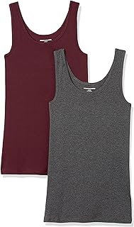 Amazon Essentials Womens 2-Pack Slim-Fit Tank