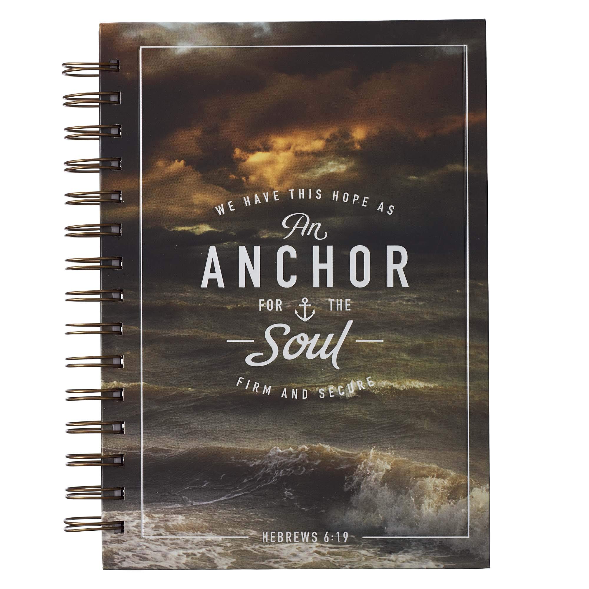 Journal Wirebound Large Anchor for the Soul
