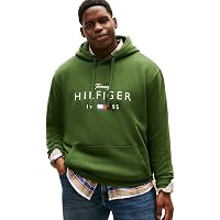 Tommy Hilfiger Uomo Felpa con Cappuccio Brandlove con Logo, Rosa (Mountain Pine)