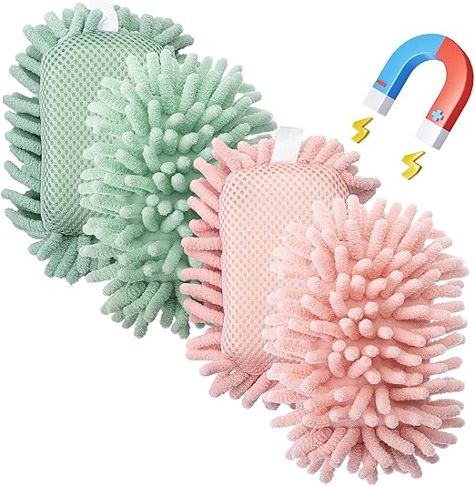 Mr. Pen- Microfiber Shag Whiteboard Eraser, 4 Pack, Washable, Dry Erase, Back to School Supplies