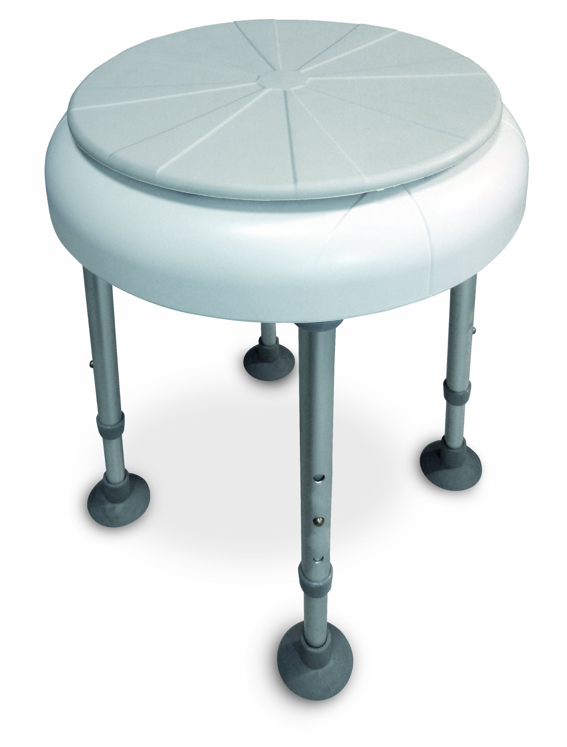 Drive Medical, drehbare Sitzfläche Duschhocker Delphi, weiß
