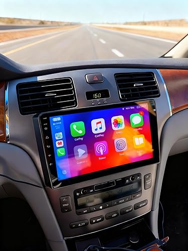 CarPlay Android Auto Car Audio - Android 13.0 Doble DIN estéreo multimedia receptor multimedia de 9 pulgadas con GPS Bluetooth y cámara de respaldo