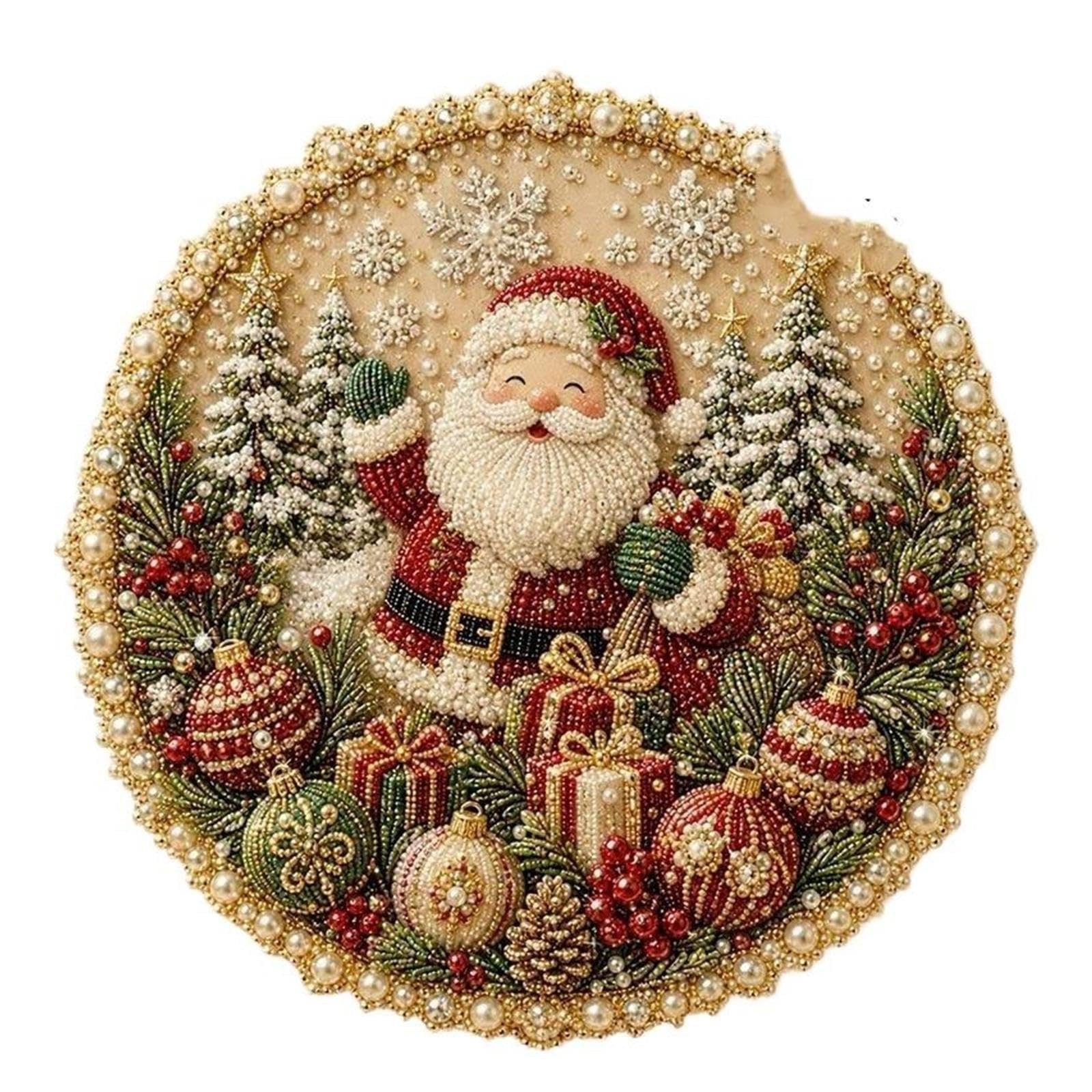 Generico 1 kit ghirlanda di perle fai da te for Natale