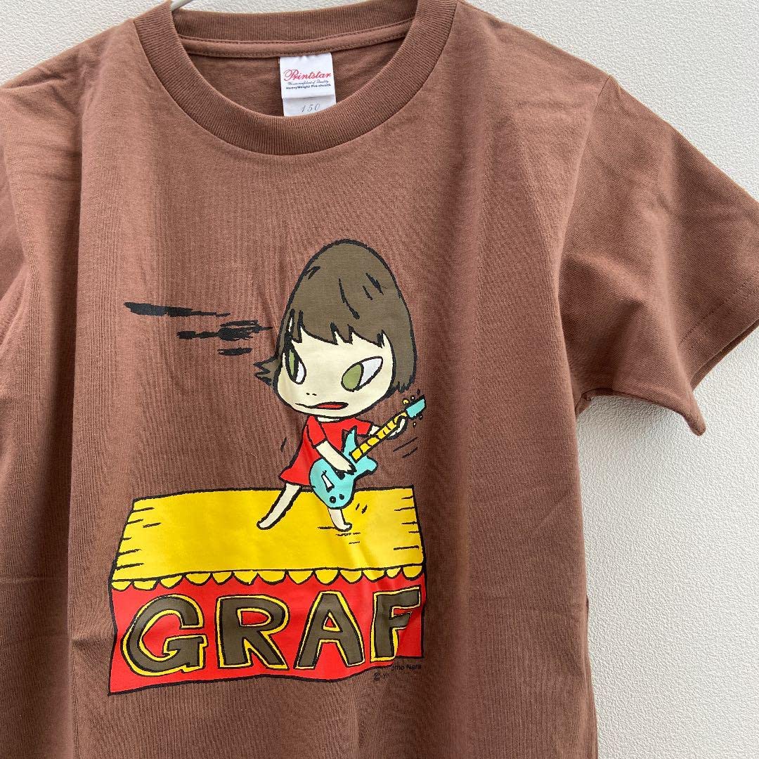 奈良美智　graf コラボTシャツ　新品　茶色　希少 Amazon.co.jp: 奈良美智 graf コラボTシャツ 茶色 : ファッション