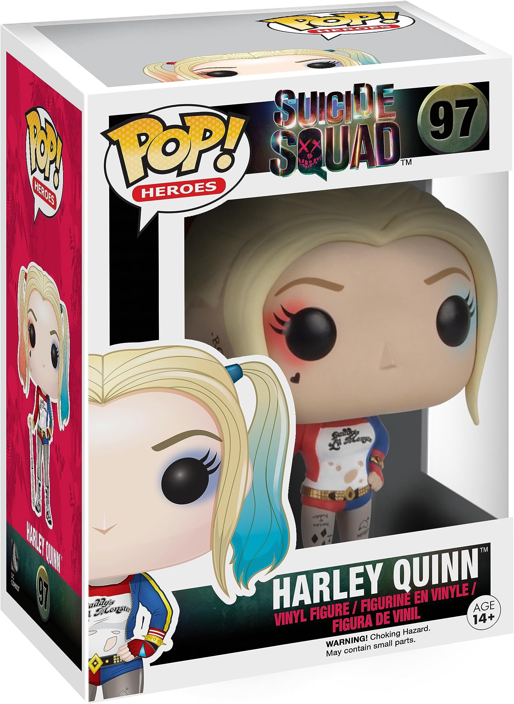 Funko Pop! Movies: Suicide Squad - Harley Quinn - Collectable Vinyl Figure - Gift Idea - Official Merchandise - Toys for Kids & Adults - Movies Fans - Model Figure for Collectors and Display