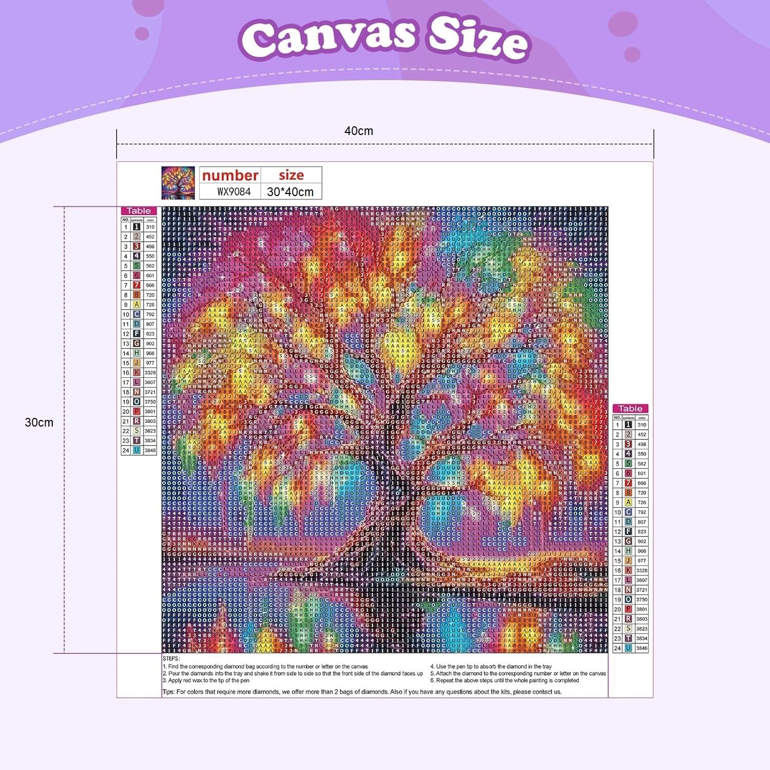 DIY 5D Diamond Painting Kits Full Drill, Animale rinoceronte Pittura Diamante Trapano Completo Adulti Bambini Strass Ricamo Punto Croce Canvas Mosaico Art per Decorare la Casa Square Drill 90x120cm