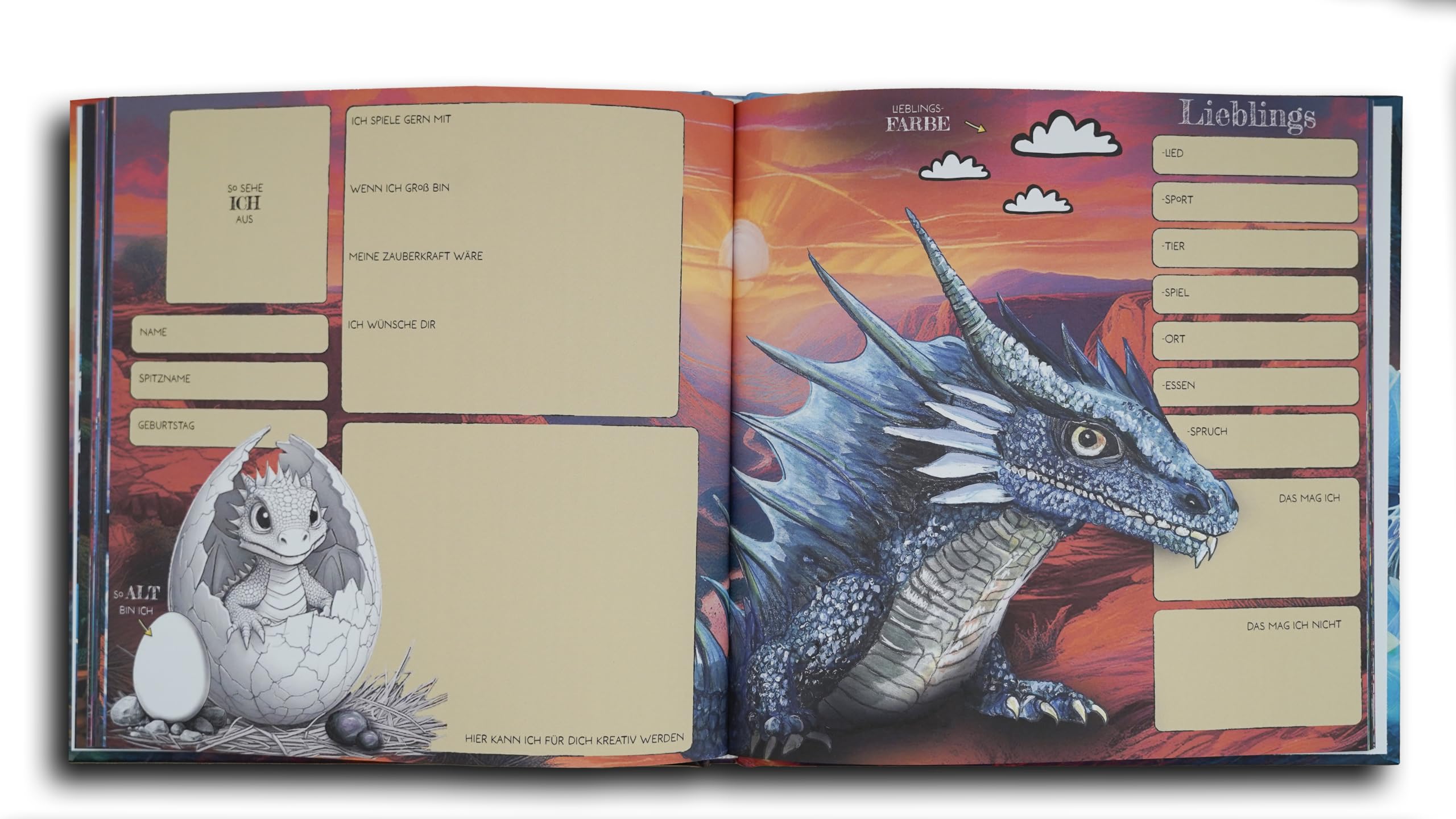 Livre d'amitié Mon dragon ami pour garçons et filles maternelle école primaire Cadeau rentrée des classes