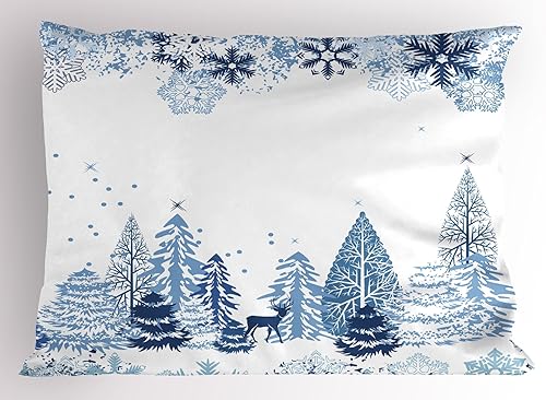 Miniatura 33 de Ambesonne Funda de almohada de Papá Noel, motociclista de Papá Noel, montar en motocicleta, arte pop, estilo retro, efecto de medio tono, funda