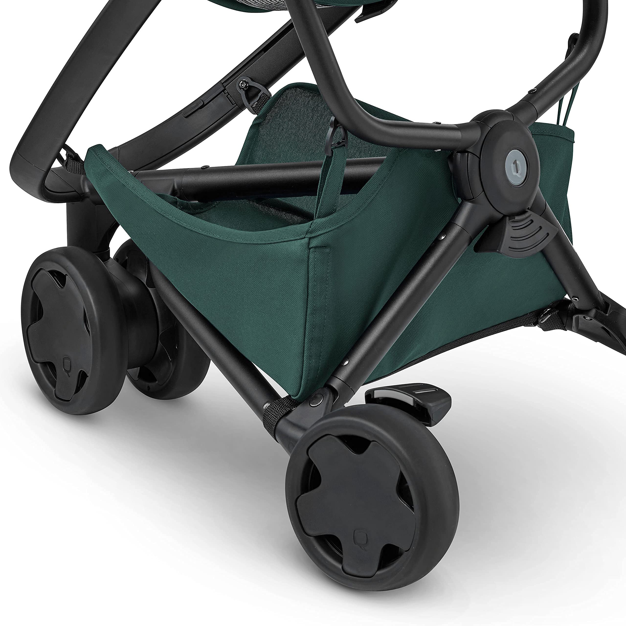 Quinny Zapp Flex, Passeggino Leggero E Compatto, Con Seduta Reversibile Fronte Mamma E Fronte Strada, Reclinabile, 3 Ruote, 8800 g, Verde