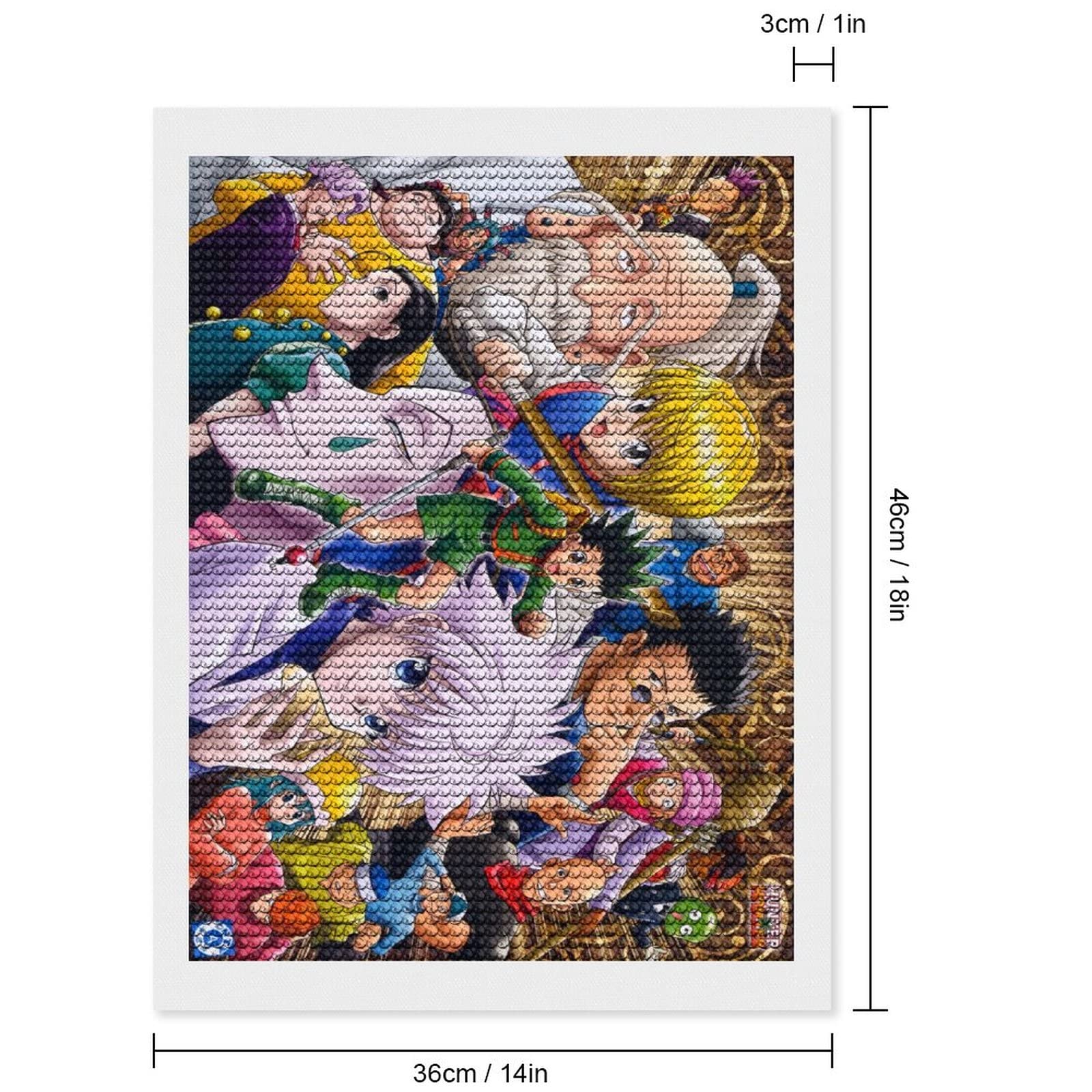 Amazon | ハンターハンター ダイヤモンドアート 5Dダイヤモンドペイン