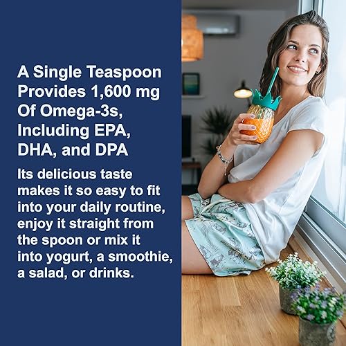 Miniatura 4 de Carlson - El aceite de pescado muy fino, 1600 mg de omega-3, suplemento de aceite de pescado líquido, aceite de pescado noruego, capturado en la