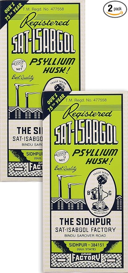 Isabgol Psyllium Husk 200G Flake (Pack of 2)
