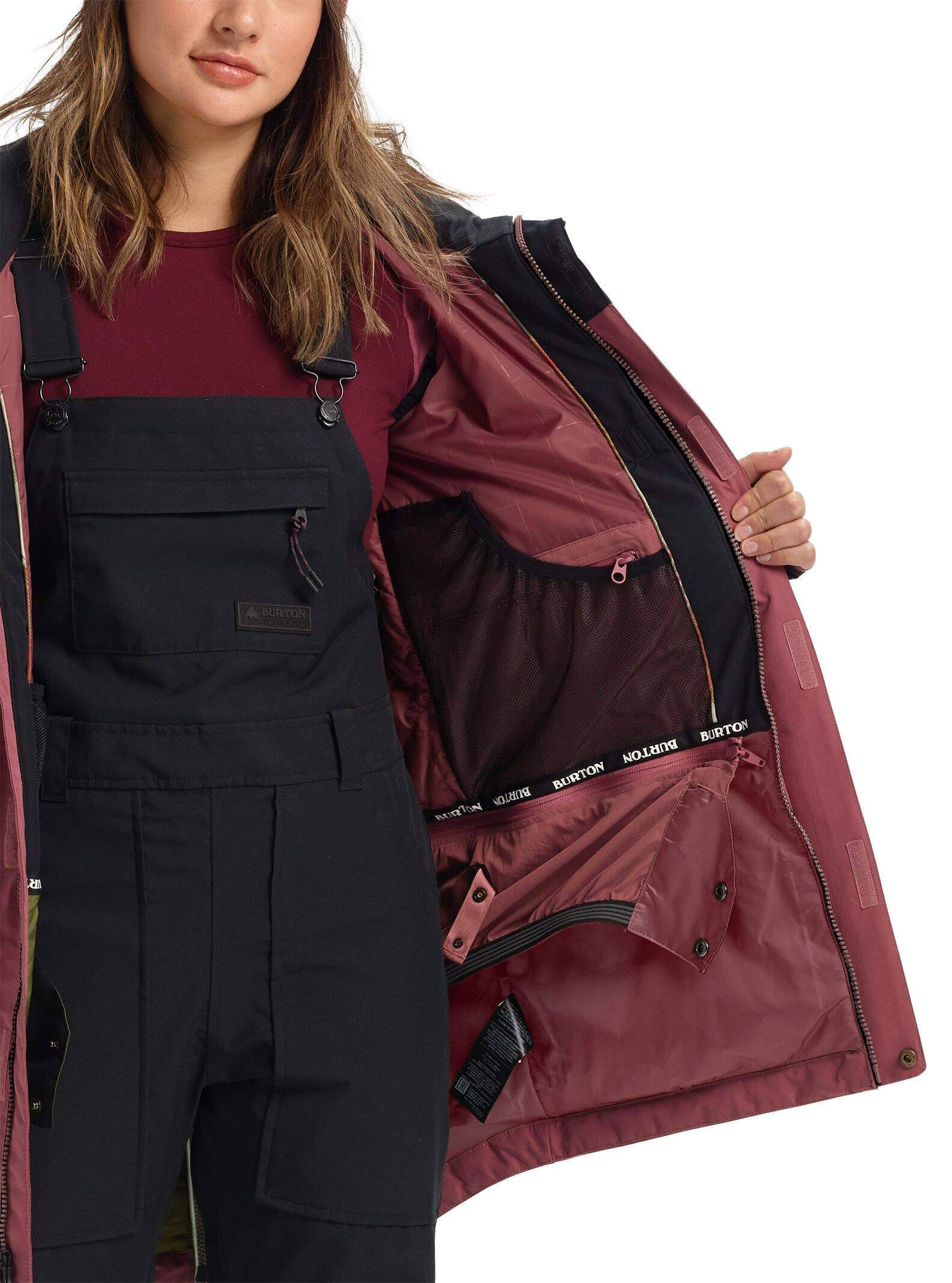 Amazon.com : Burton Womens Gore-Tex Eyris Jacket, True Black/Rose