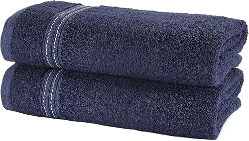 HALLEY Toallas 100% de algodón turco para cuerpo, cara, baño, hotel, spa y cocina, toallas súper suaves y altamente absorbentes, toallas de lujo