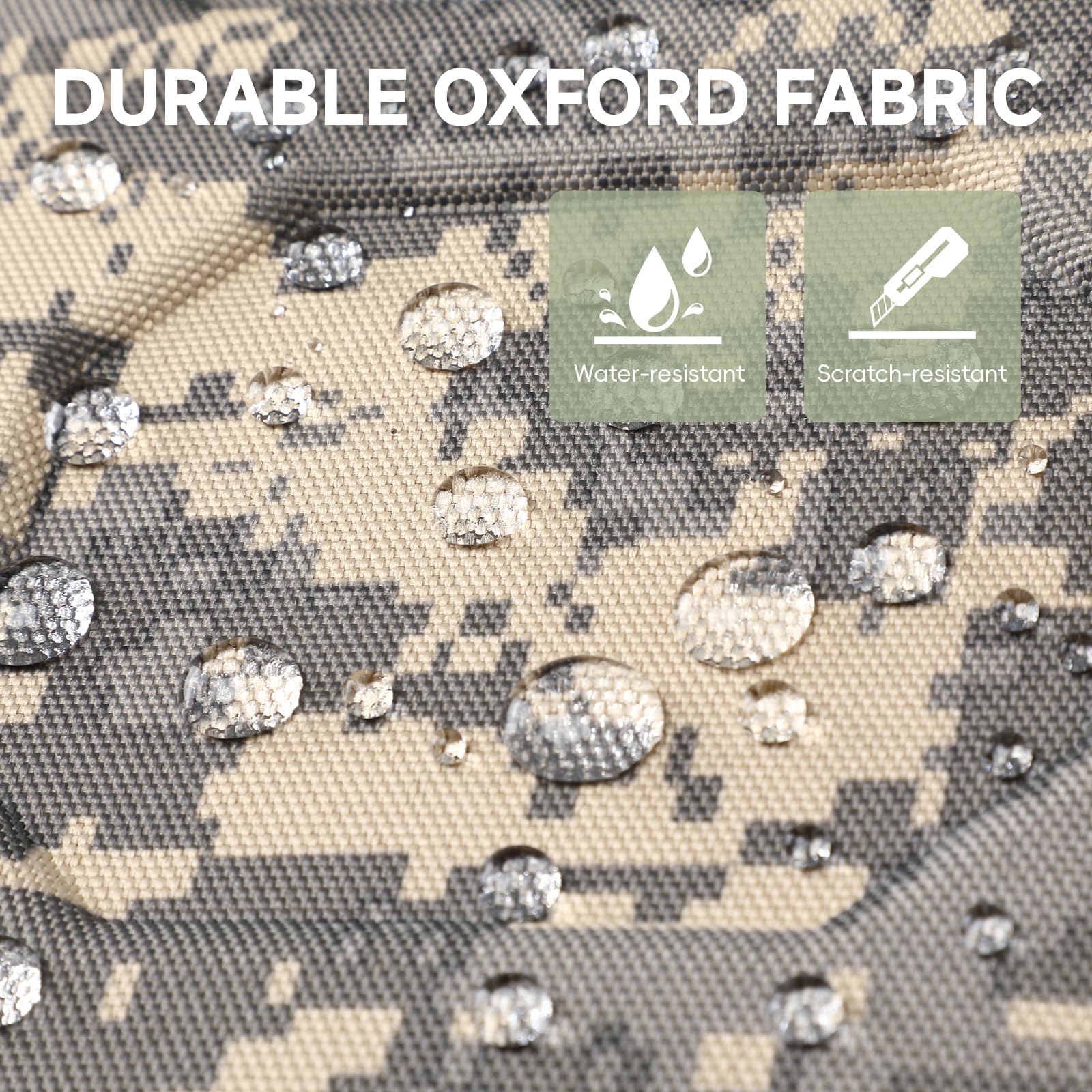 Amythe Sac à Dos Garçon Camouflage, Cartable Primaire pour Classes 1 à 6, Sac à Dos Ergonomique avec Ceinture Poitrine et Bandes Réfléchissantes, Sac Scolaire Étanche pour l’École, Camouflage Gris