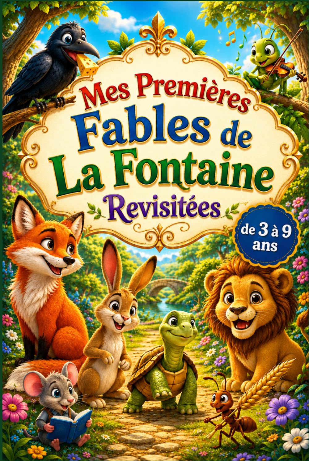 Mes Premières Fables de La Fontaine Revisitées: 18 histoires douces, modernes et magnifiquement illustrées en couleurs pour découvrir les grandes leçons de la vie